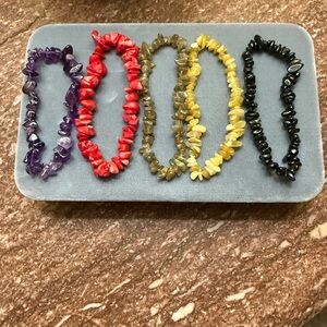 Vibrant Multi-Color Gemstone Bracelet Collection
